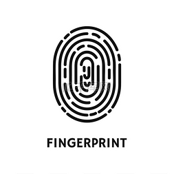 数据手指图片_指纹独特的手指图案海报与文本矢