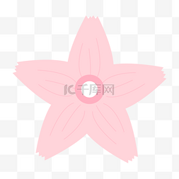 粉色五角星可爱樱花装扮