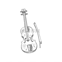 小提琴中提琴图片_大提琴孤立的小提琴小提琴与弓素