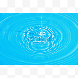水滴圆形水波纹