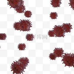 病毒扩散图片_C4D防疫病毒3D模型C4D模型