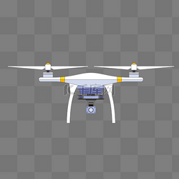 矢量扁平航拍无人机
