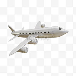 立体客机飞机图片_3DC4D立体航空飞机