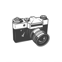 拍摄的数码照片图片_老式摄影相机摄影拍摄设备隔离单