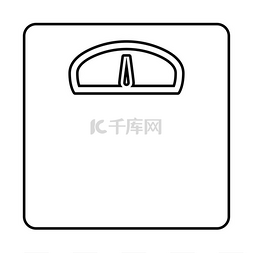 公斤图片_体重秤图标。