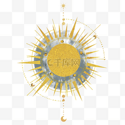 西甲logo图片_宇宙波西米亚发散金粉水彩