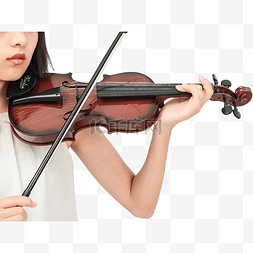 女孩拉小提琴