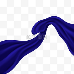 绚丽丝绸图片_丝绸布料蓝色开幕仪式