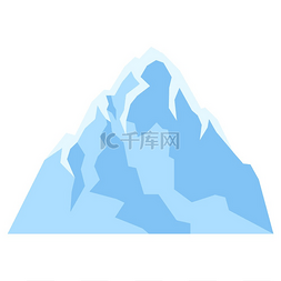 山前在相遇图片_山的程式化形象。