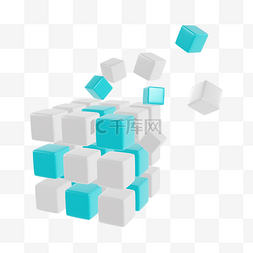 立方体多个图片_3DC4D立体方块