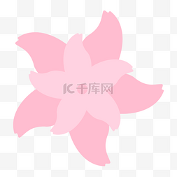 双层花朵图片_双层螺旋形状粉色可爱樱花