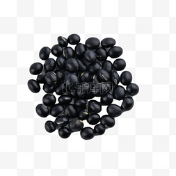 黑豆食物黑色豆类
