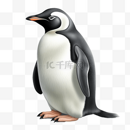 企鹅企鹅图片_手绘插画风免抠元素企鹅