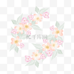 花丛边框图片_季节植物花朵样式