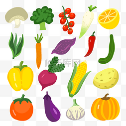 蔬菜的种类图片_多彩颜色品种蔬菜