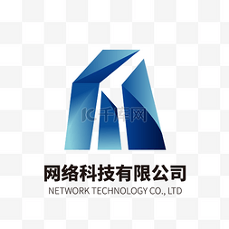 互联网科技科技图片_商务风蓝色渐变网络科技公司LOGO