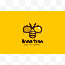 蜜蜂标志设计