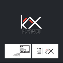 圆的字母商标 Kx