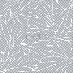 透明的白色网状图案可用于冰的破