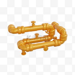 3DC4D立体金属管道水管