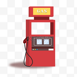 油箱警报图片_加油站剪贴画红色油箱
