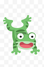 动物矢量插画元素青蛙