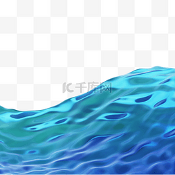 水面水花图片_3DC4D立体水面水波