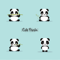 cute字图片_abstract cute pandas