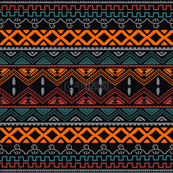 纳瓦霍人图片_原住民部落图案背景壁纸矢量艺术