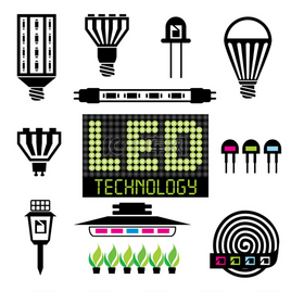 led灯具图标icon设计素材-led灯具图标模板下载-千库网