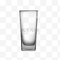 玻璃水杯透明图片_透明玻璃水杯