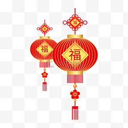 花朵灯笼剪纸图片_红色中国风新年边框灯笼剪纸元宵