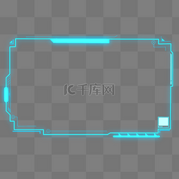 科技边框图片_科技线条大数据线条边框