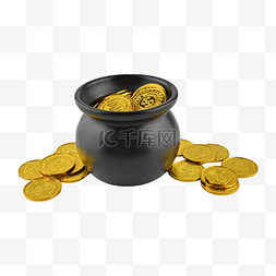 陶罐货币金币金属