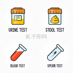 风险测试图片_人类生物学测试，精子，血液，尿