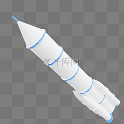 3D立体宇宙太空火箭