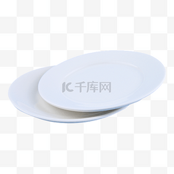 瓷白色图片_中式白色空的容器盘子