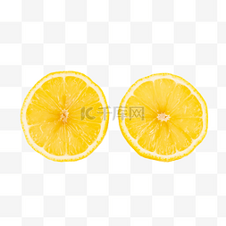 切片png图片_新鲜水果柠檬切片