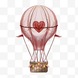 飞的人卡通图片_婚礼狂欢热气球