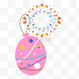 拐杖气球图片_彩色花边日本夏日祭水風船