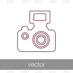数字标签简单图片_摄像机简单图标