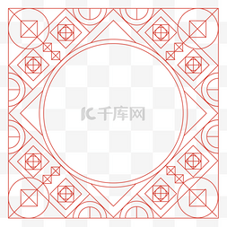 地毯花纹中国风格边框
