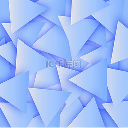 蓝色抽象多边形几何纹理，三角形