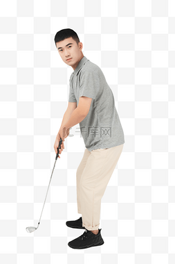 打高尔夫运动图片_打高尔夫男子人物