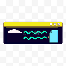装饰卡通云朵图片_文件传输黑网页图片绘画