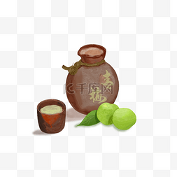古朴图片_梅子酒芒种节气中国传统二十四节