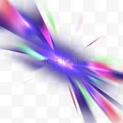 彩虹炫光图片_抽象科技光效样式