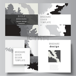 封面设计书籍图片_方形设计双折小册子、传单、杂志