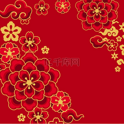 快乐的中国新年贺卡。