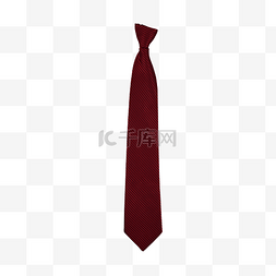 红色时尚西服领带